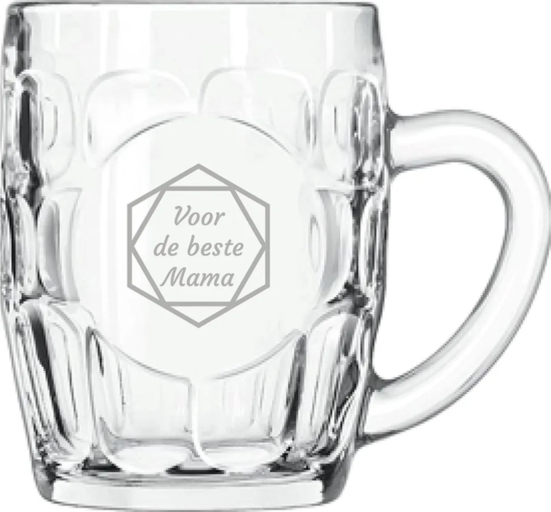 Libbey Bierpul Gegraveerd Hexagon 55cl