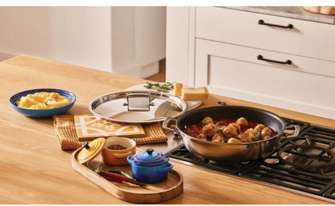 Le Creuset 3-laags Braadpan 30cm - 4,8L - RVS