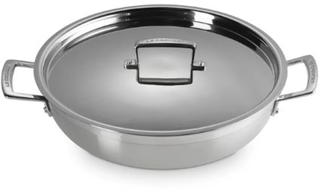 Le Creuset 3-laags Braadpan 30cm - 4,8L - RVS