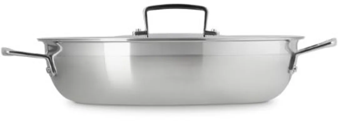 Le Creuset 3-laags Braadpan 30cm - 4,8L - RVS