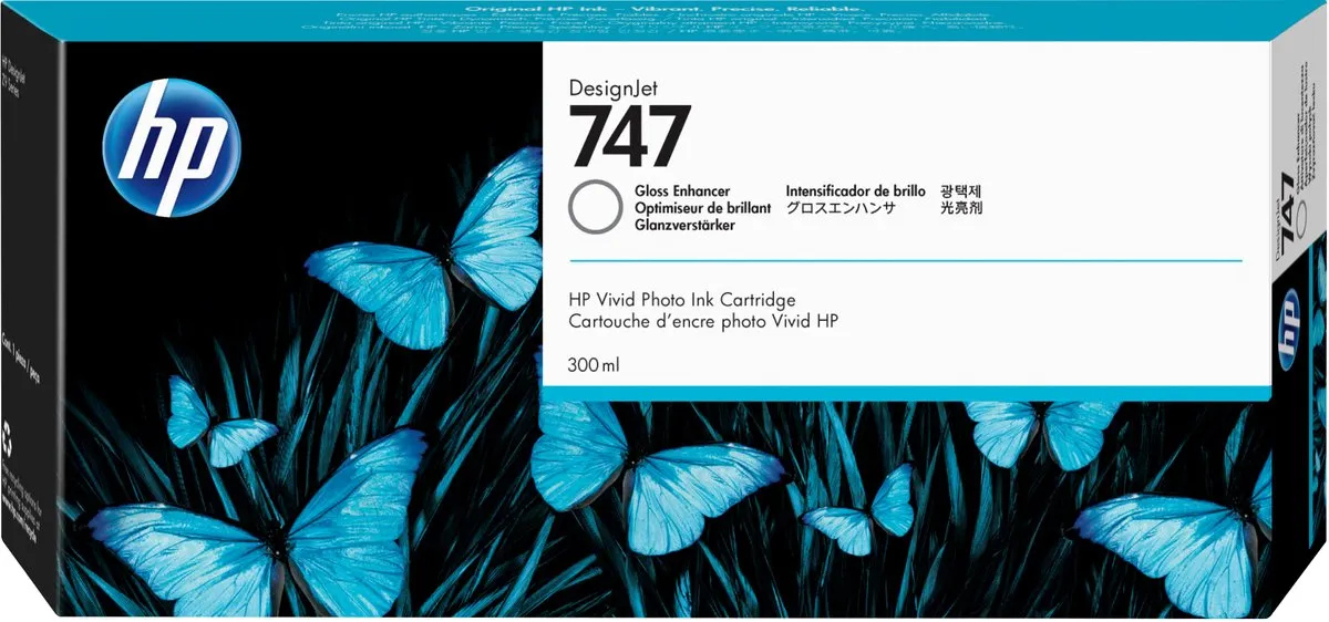HP 747 Glansverhogende Inktcartridge P2V87A - 300ml