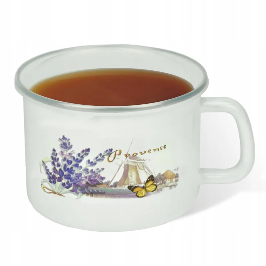 Cosy&Trendy Emalieren Mok 1000ml - Wit