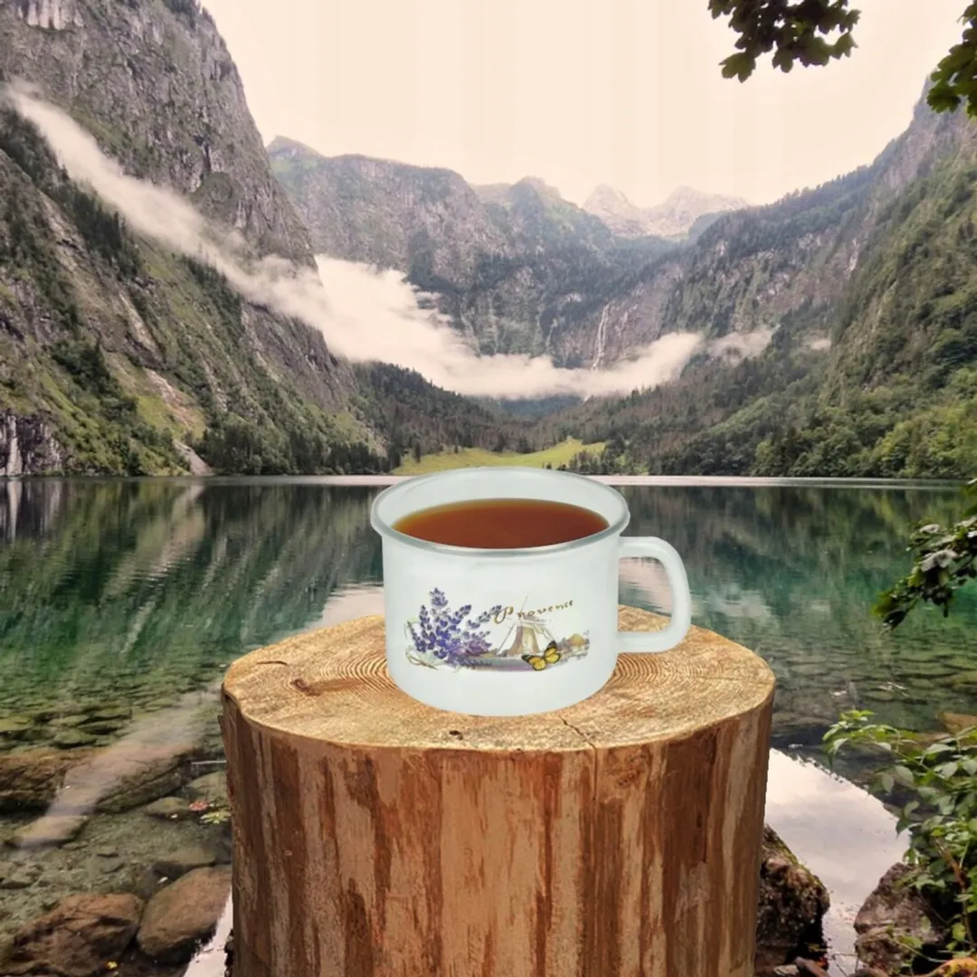 Cosy&Trendy Emalieren Mok 1000ml - Wit