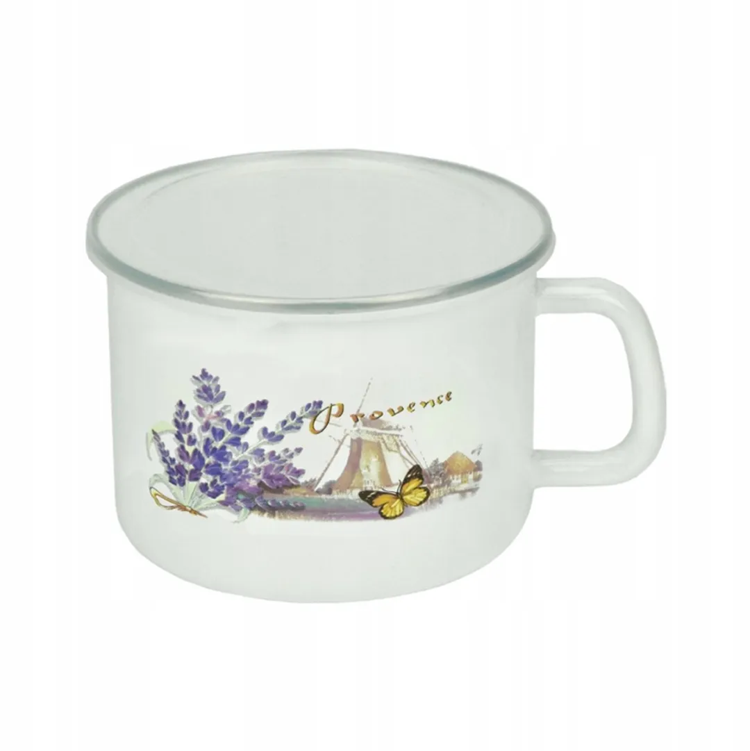 Cosy&Trendy Emalieren Mok 1000ml - Wit