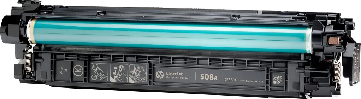 HP 508A CF360A Tonercartridge - 5.000 pagina's - Zwart - afbeelding 6 van 6