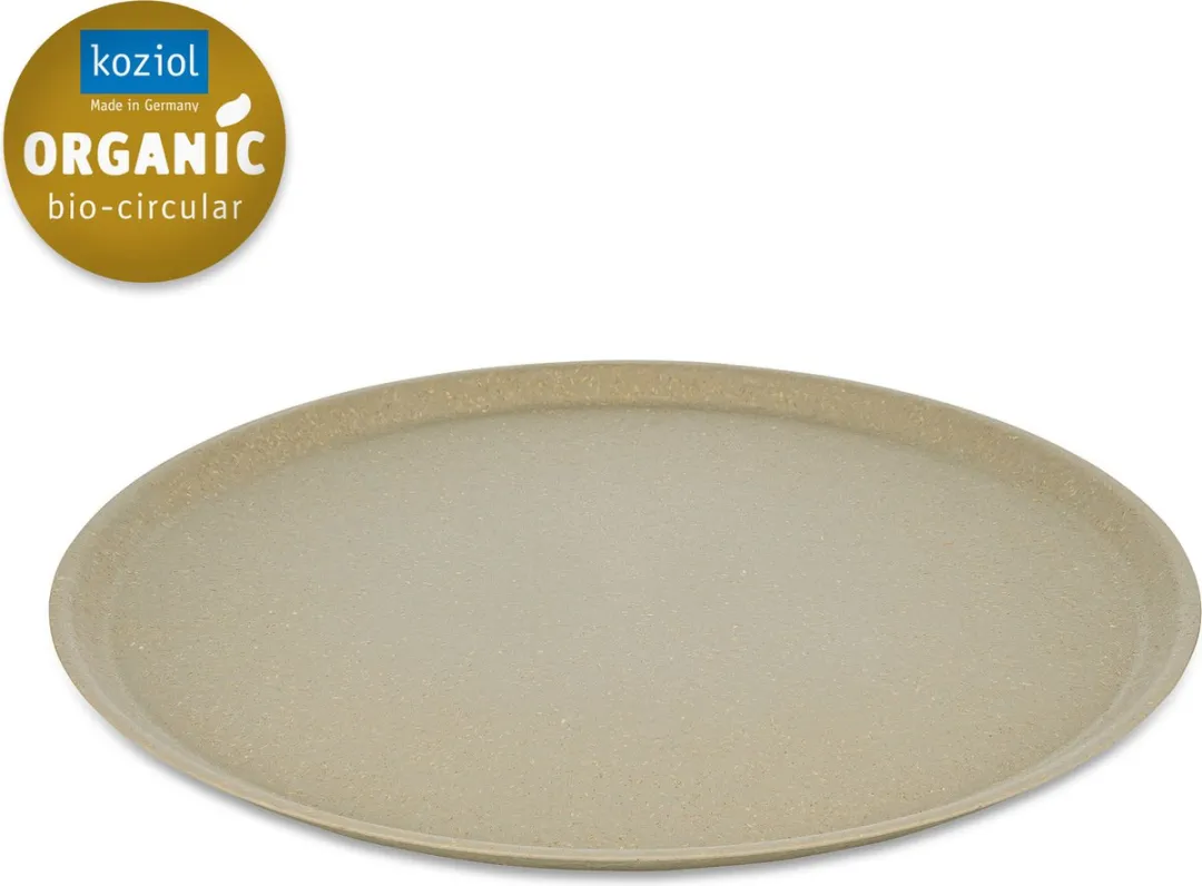 Koziol Connect Plate Dinerbord Set - 25,5cm - 4 Stuks - Zandbeige