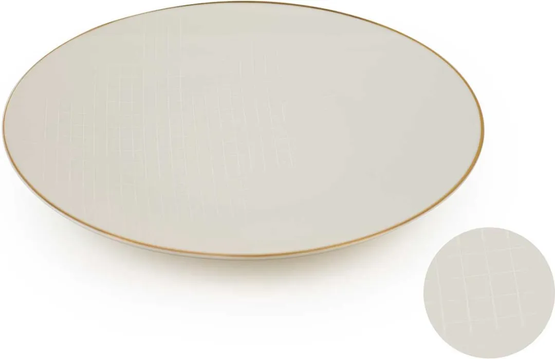 Cosy&Trendy Alina Plat Bord D27cm - Wit