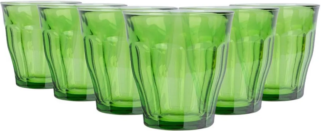 Duralex Picardie Waterglazen 250ml - 6 Stuks - Groen