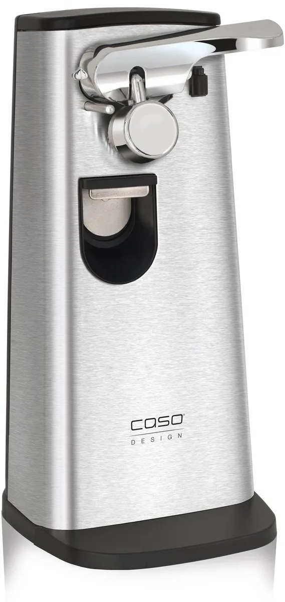 CASO D10 Multi Opener - Elektrische blikopener, flesopener en messenslijper in één | RVS behuizing | Compact & krachtig