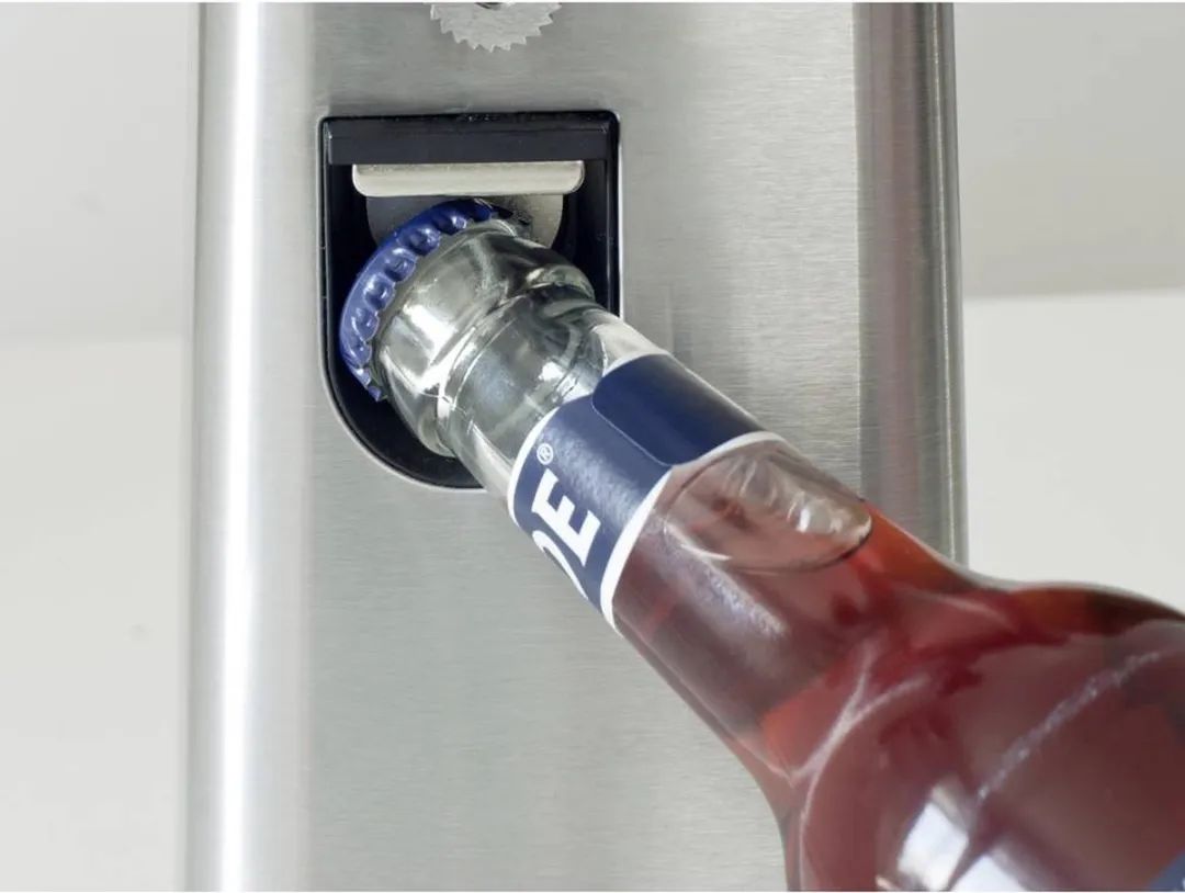 CASO D10 Multi Opener - Elektrische blikopener, flesopener en messenslijper in één | RVS behuizing | Compact & krachtig
