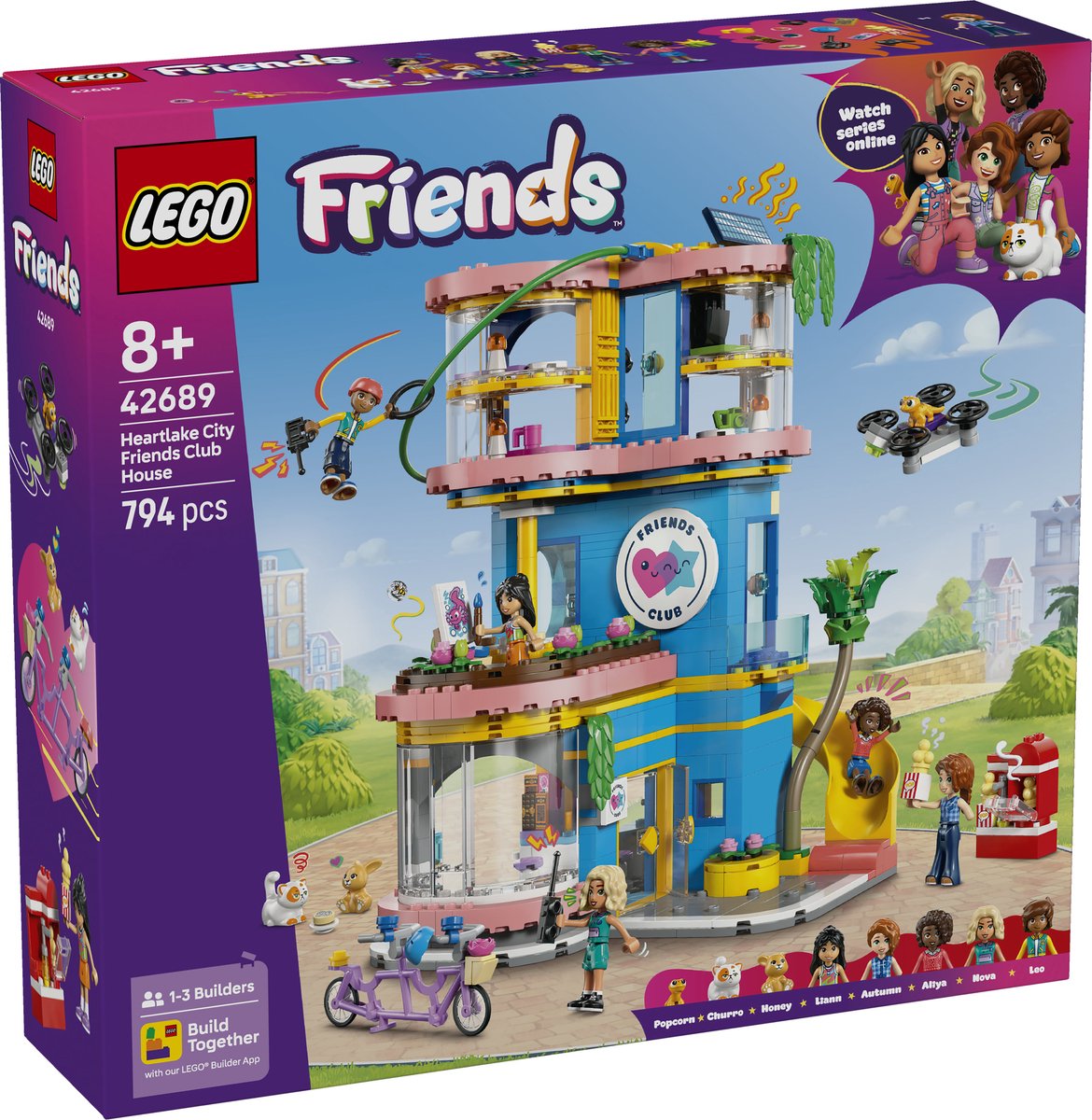 LEGO Friends clubhuis bouwset Heartlake City speelplezier.