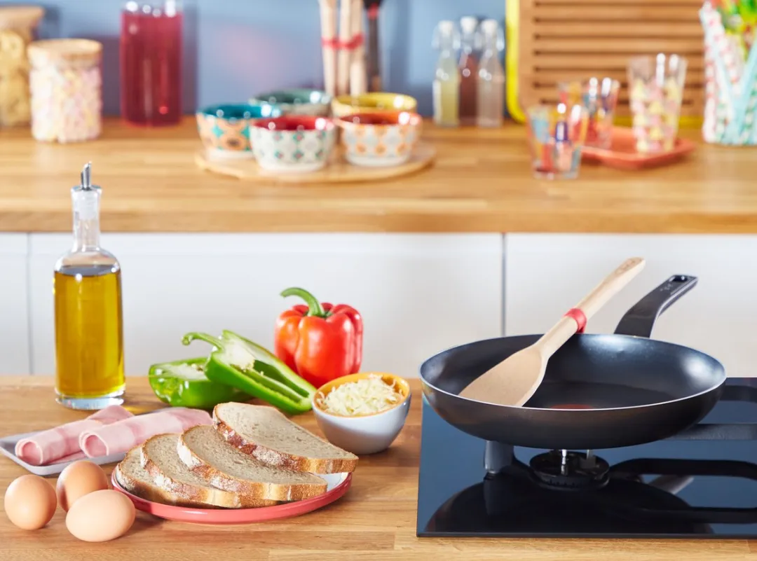 Tefal Easy Cook & Clean B55590 Koekenpannenset - 2 Stuks - Zwart