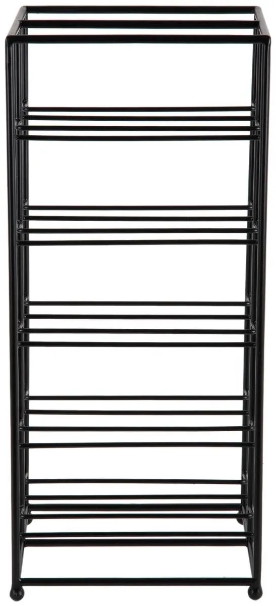 Present Time Wijnrek Dual Floor PT4273BK - 10 Flessen - Zwart