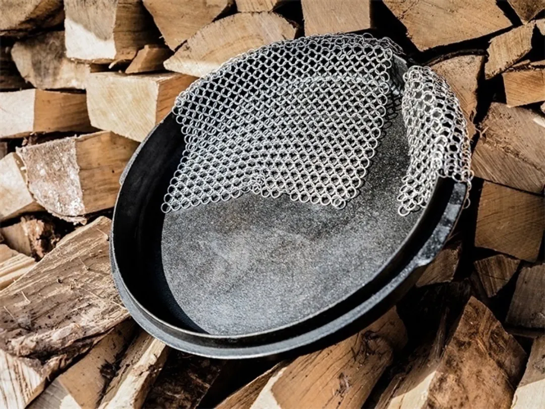 Petromax Maliënkolder Scrubber 20cm - Zwart - afbeelding 6 van 6