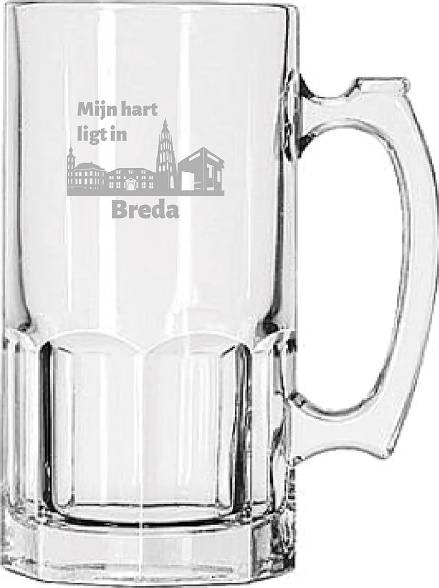 Libbey Gegraveerde Bierpul 1L