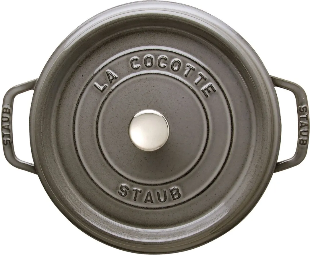 Staub Braadpan Cocotte Grafietgrijs - ø 24 cm / 3.8 liter