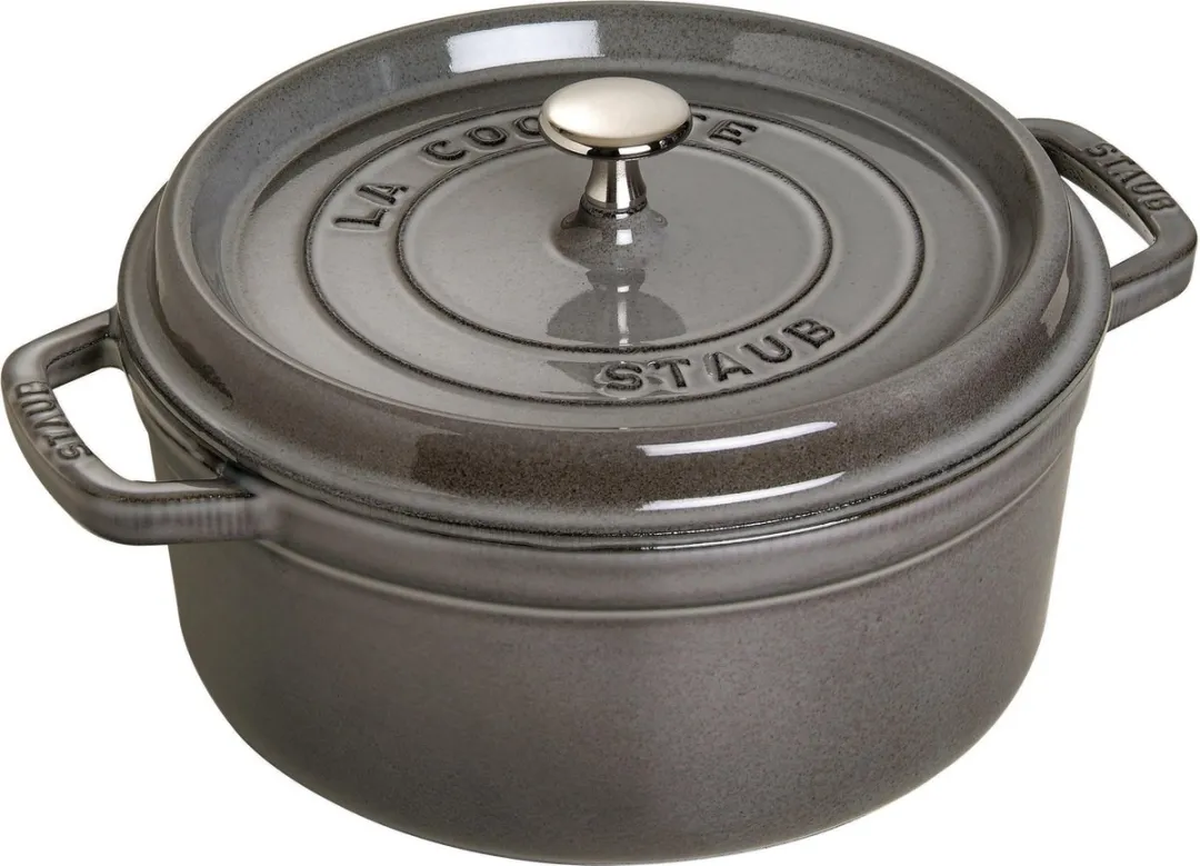 Staub Braadpan Cocotte Grafietgrijs - ø 24 cm / 3.8 liter