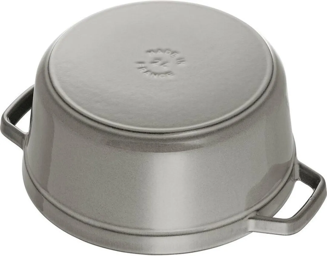 Staub Braadpan Cocotte Grafietgrijs - ø 24 cm / 3.8 liter