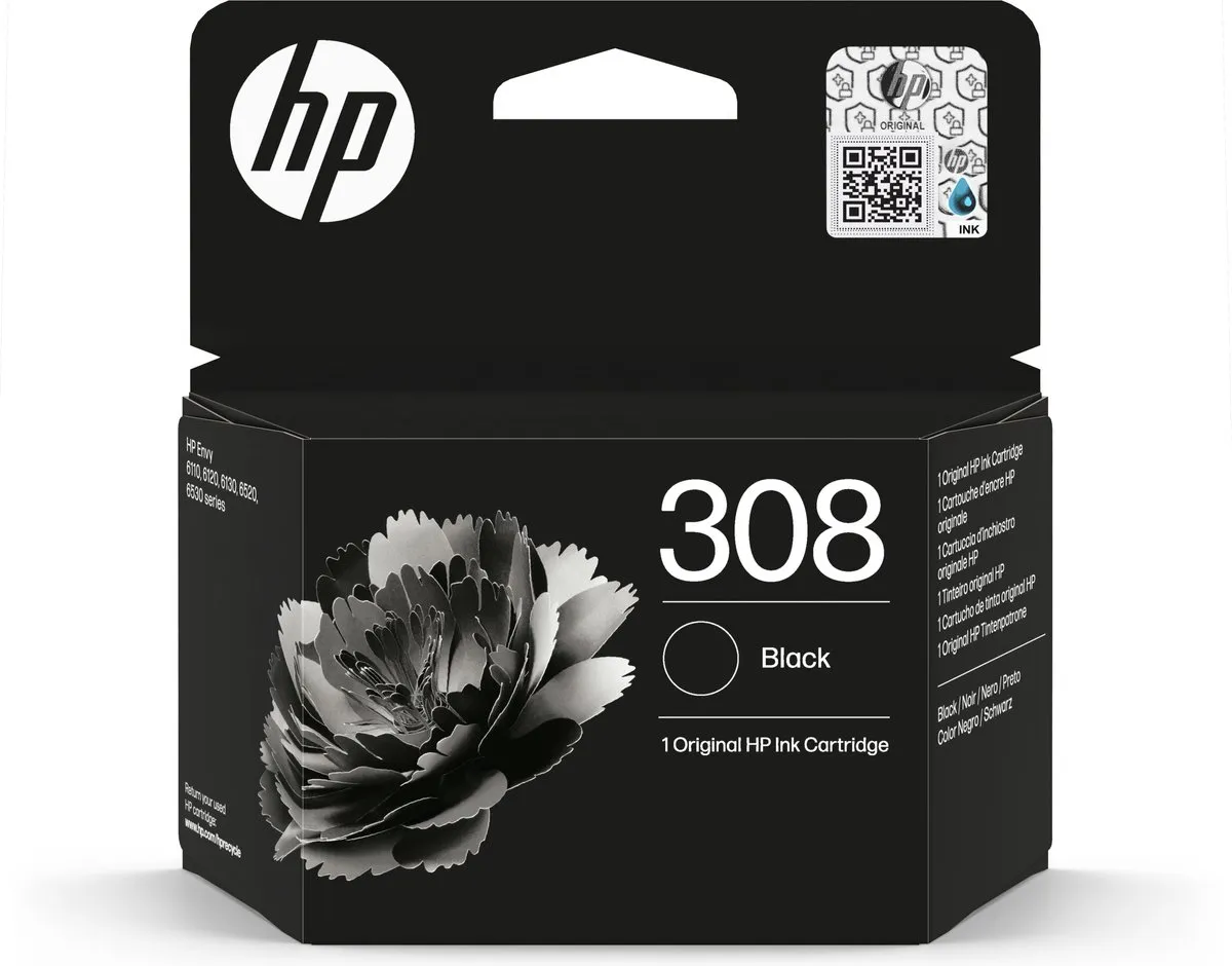 HP 308 7FP21UEB Inktcartridge - Zwart