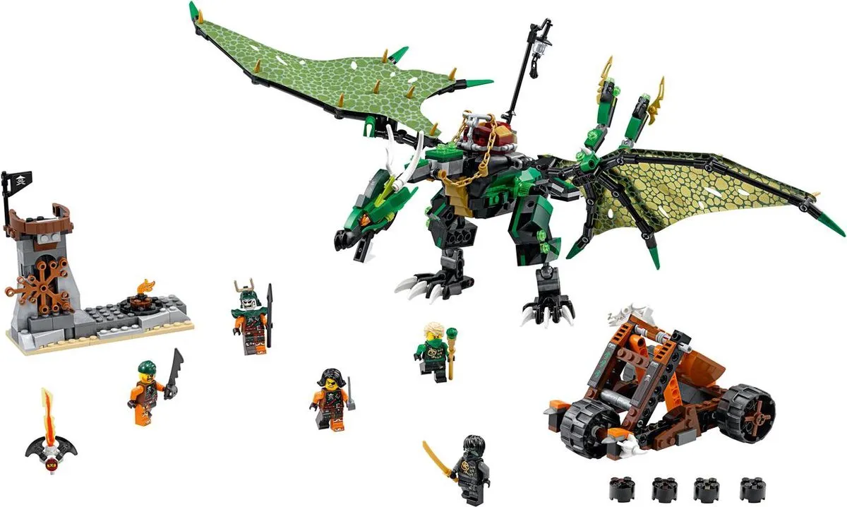 LEGO Ninjago NRG Draak 70593 - 567 Stukken - 5 Minifiguren