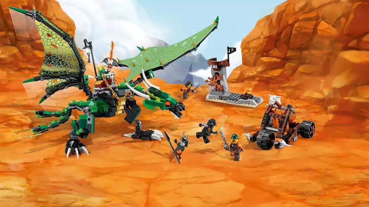 LEGO Ninjago NRG Draak 70593 - 567 Stukken - 5 Minifiguren
