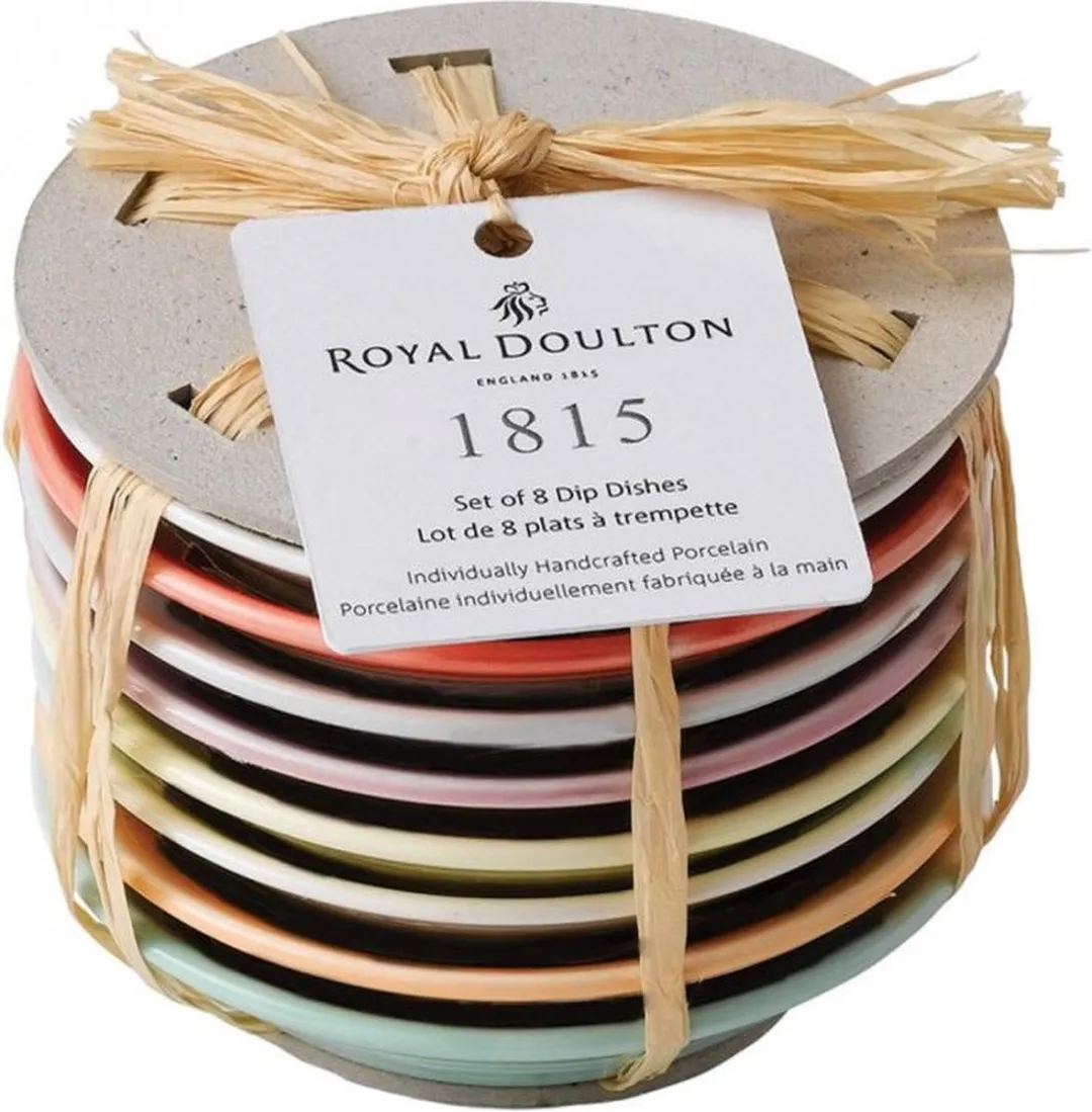 Royal Doulton 1815 Dipbakjes 9cm - 8 Stuks Divers