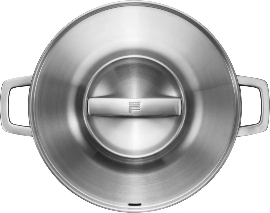 Fiskars Norden Braadpan 28cm - RVS - met Deksel - afbeelding 6 van 6