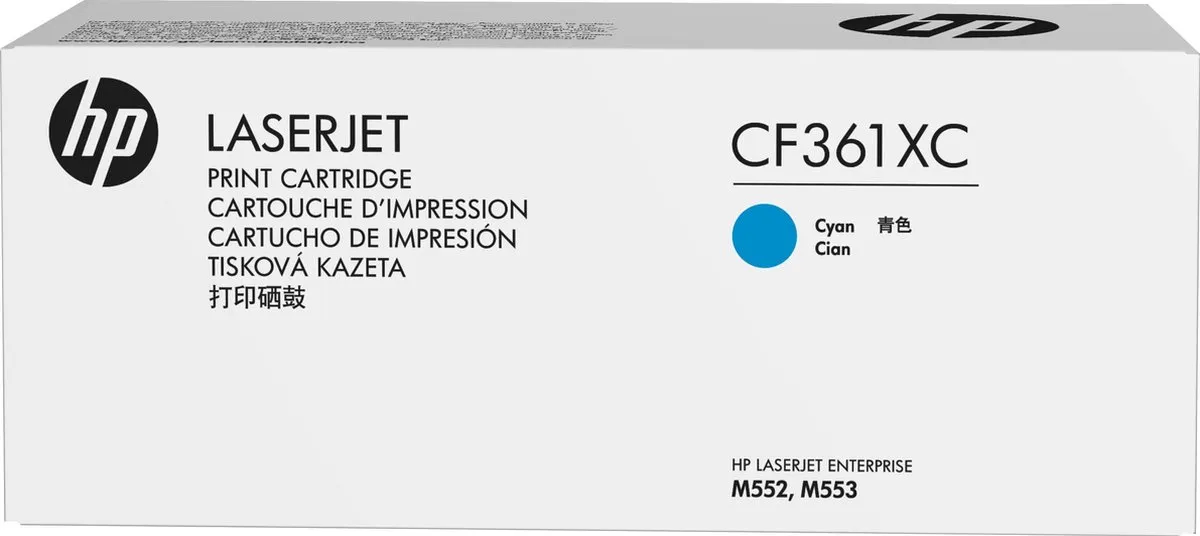HP CF361X Tonercartridge Cyaan