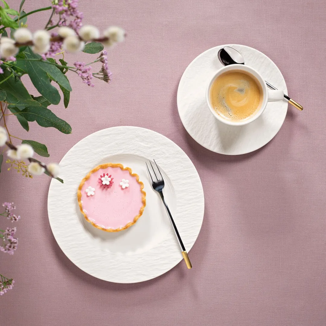 Villeroy & Boch Manufacture Rock Ontbijtbord - Ø 22 cm - Wit