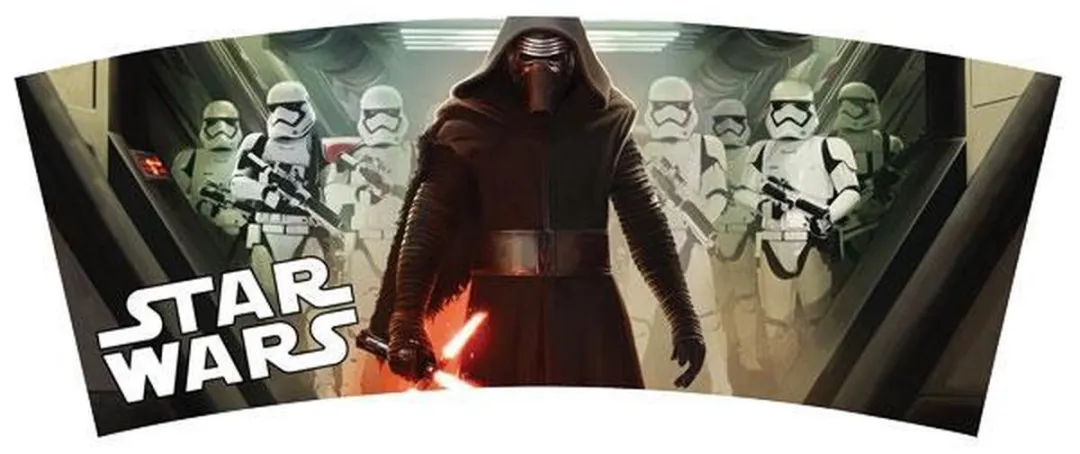 Nickelodeon Star Wars Prullenbak 7L - Ø20cm - Zwart