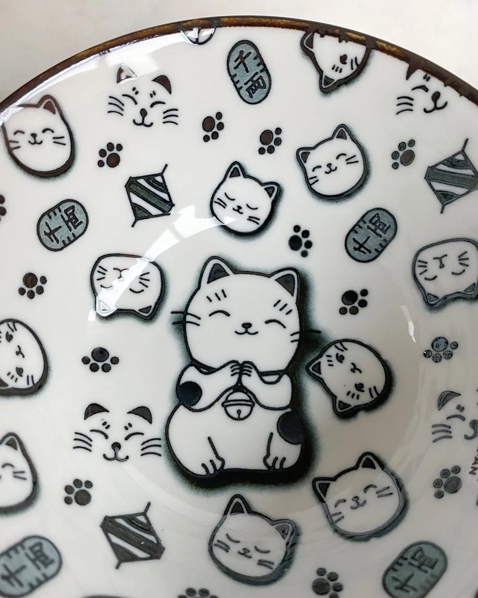 Tokyo Design Studio Kawaii Bowls Lucky Cat Kom - 500ml