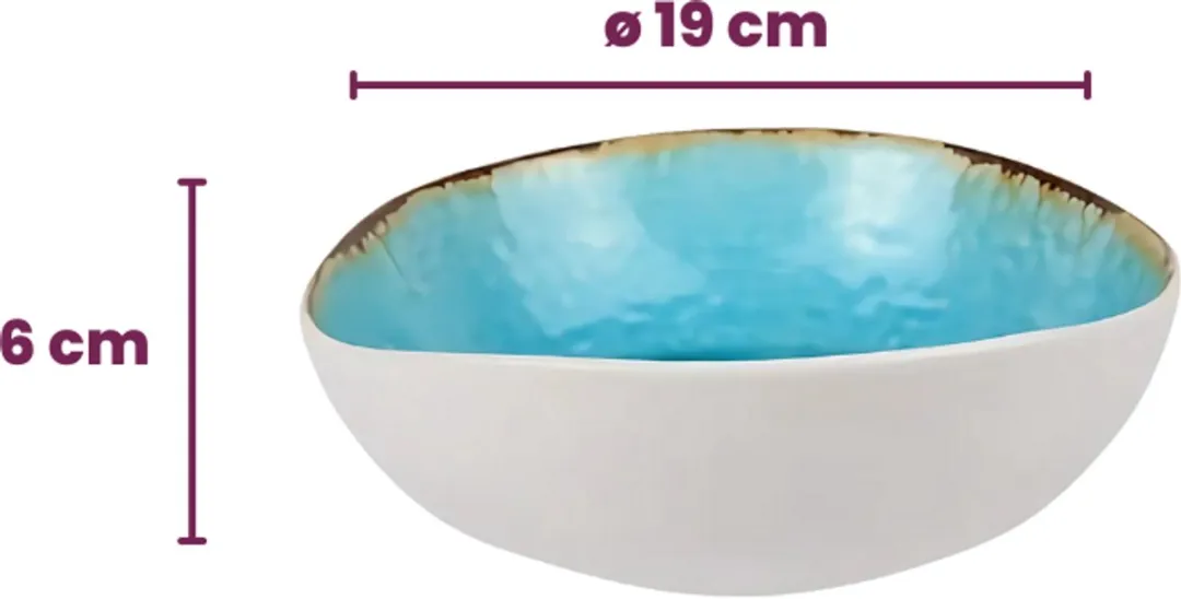Cosy&Trendy Laguna Azzurro Serviesset 12-delig - Blauw