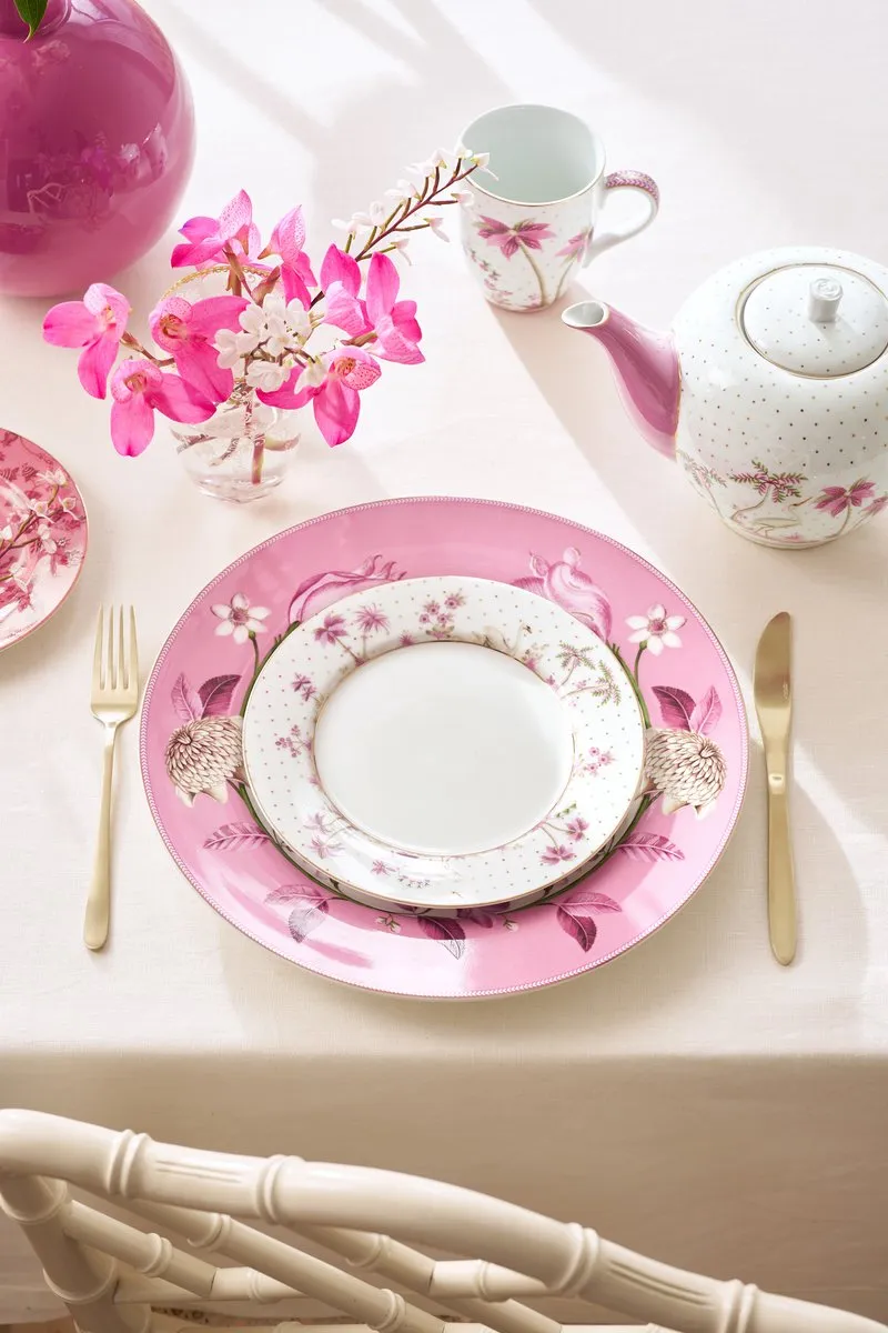 Pip Studio Jolie Ontbijtborden Set - 21cm Roze - 2 Stuks