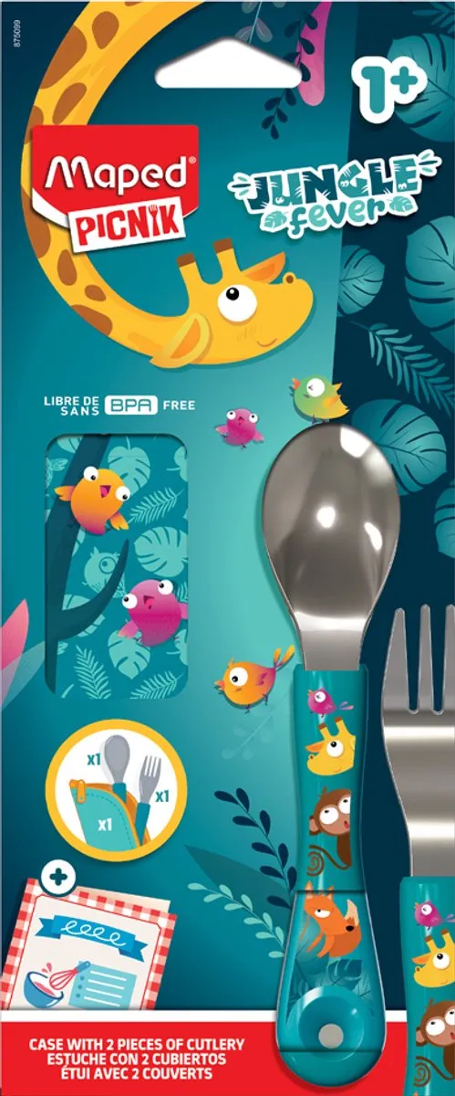 Maped Picnik Jungle Fever Bestekset 3-delig