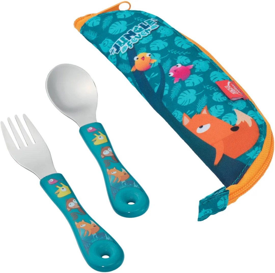 Maped Picnik Jungle Fever Bestekset 3-delig - turquoise