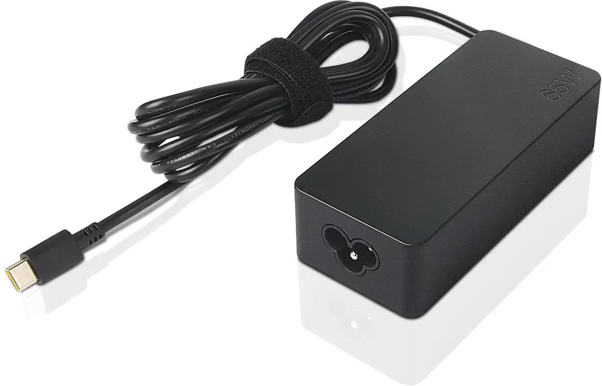 Lenovo GX20P92529 Laptopoplader 65W - Zwart