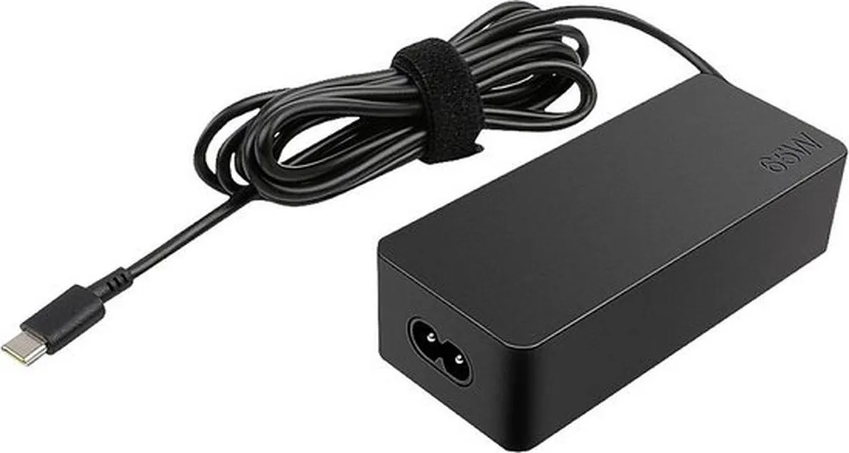 Lenovo GX20P92529 Laptopoplader 65W - Zwart