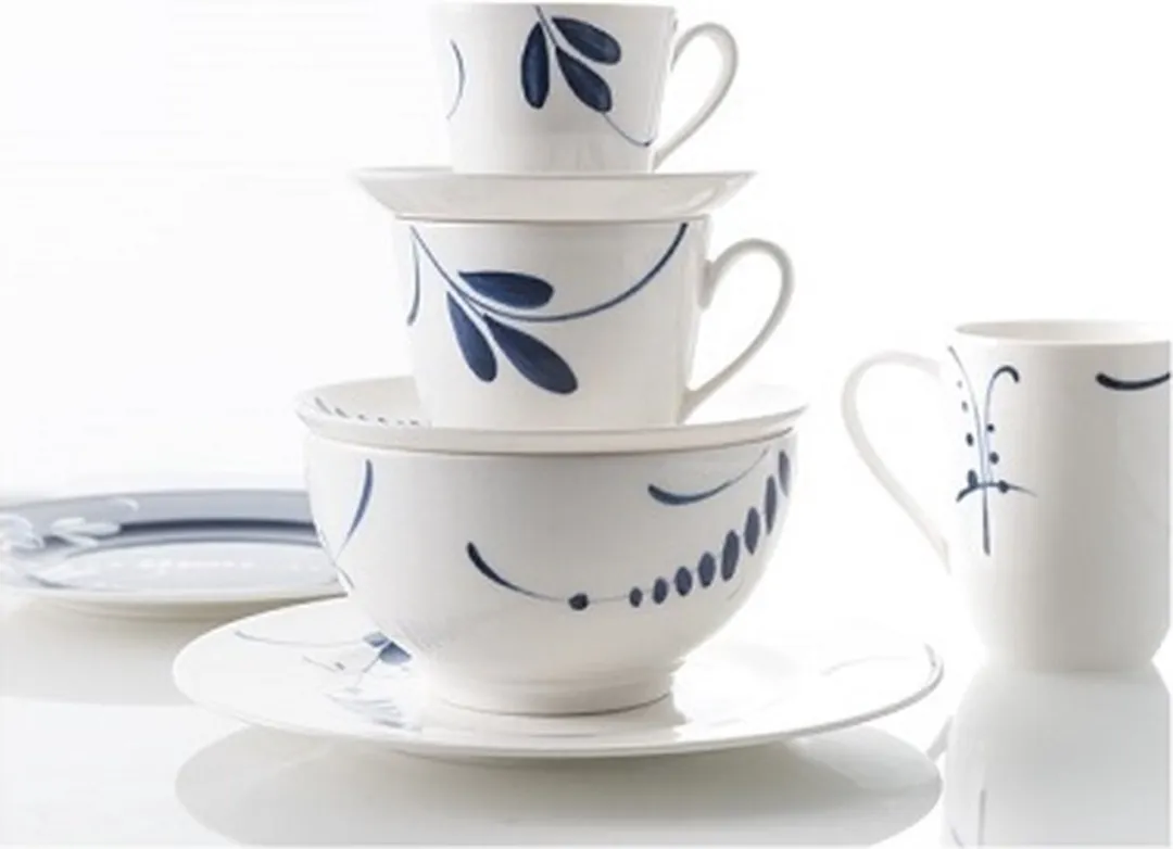 Villeroy & Boch Vieux Luxembourg Brindille Beker 370ml - Blauw