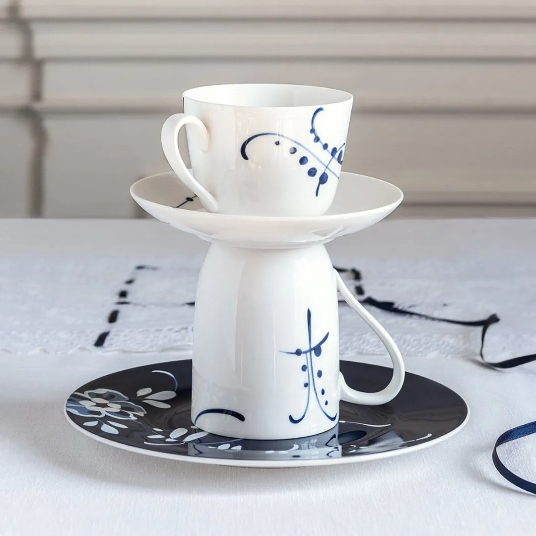 Villeroy & Boch Vieux Luxembourg Brindille Beker 370ml - Blauw