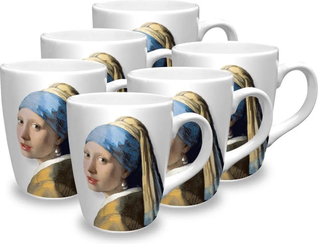 Nijntje Vermeer Meisje met de Parel Mokken