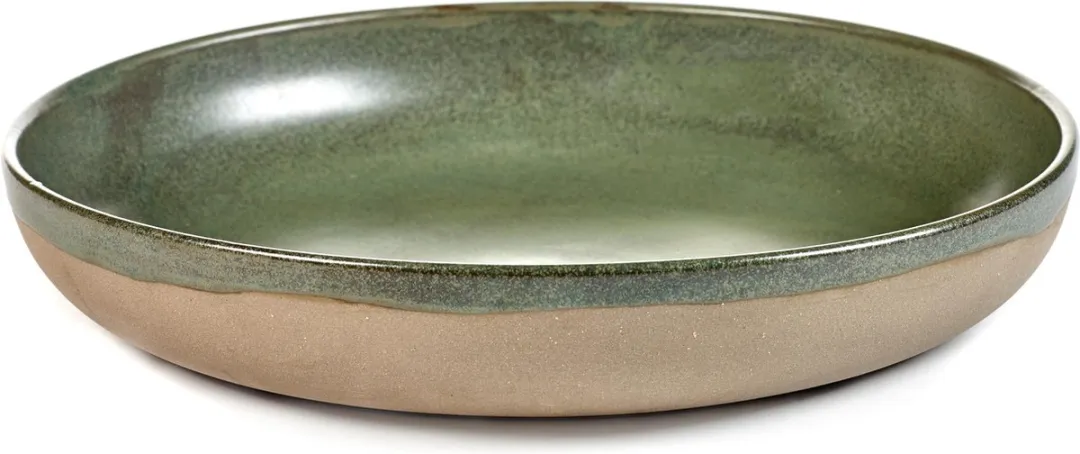 Serax Sergio Herman Surface Serveerschaal Camogroen 32cm