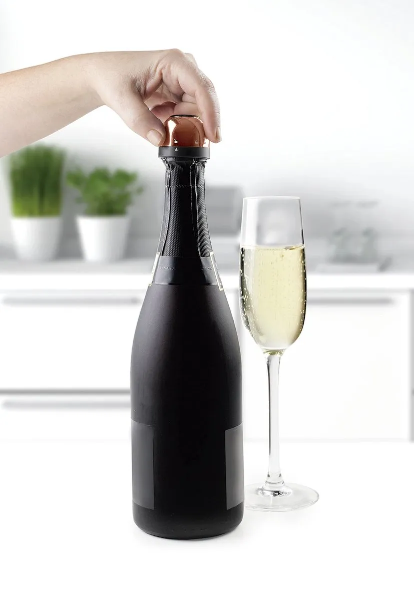 Lacor Champagnekurk Afsluitdop 62970 - Koper