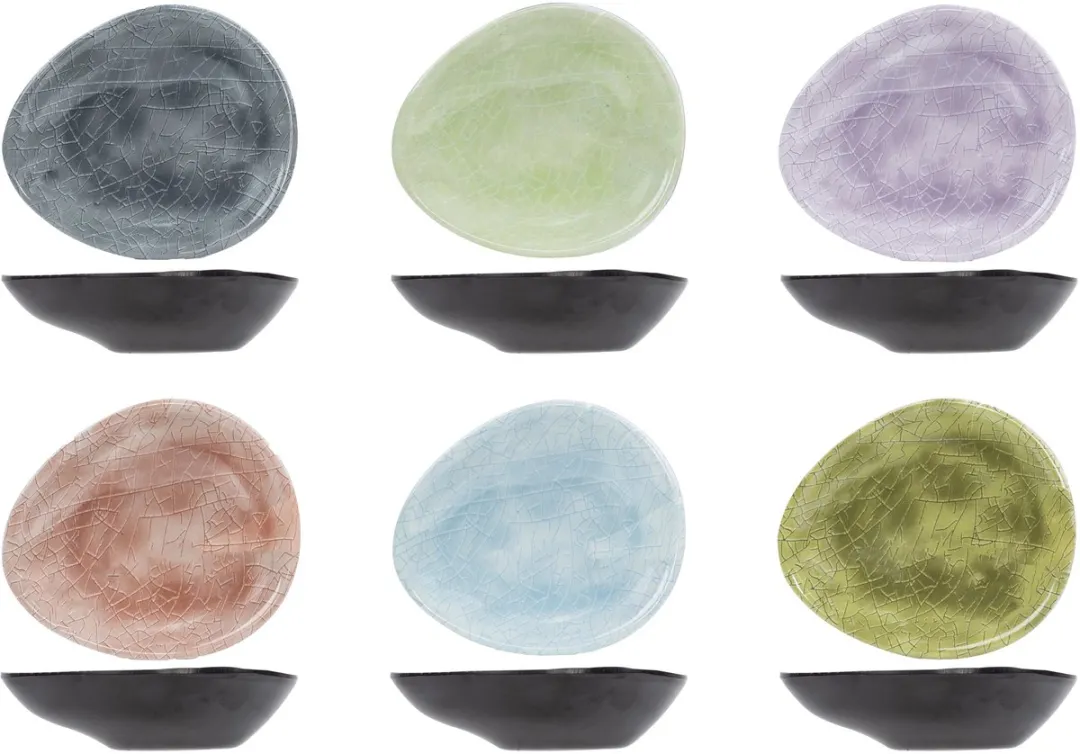 Cosy&Trendy Streetfood Tapas/Saus Schaaltjes - 12 Stuks - Melamine - Multi