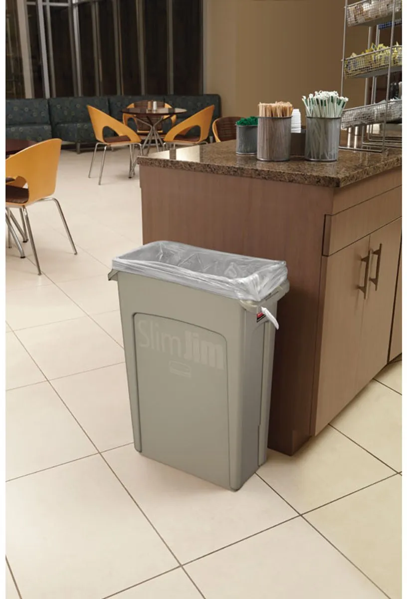 Rubbermaid Slim Jim Container 60L - Grijs