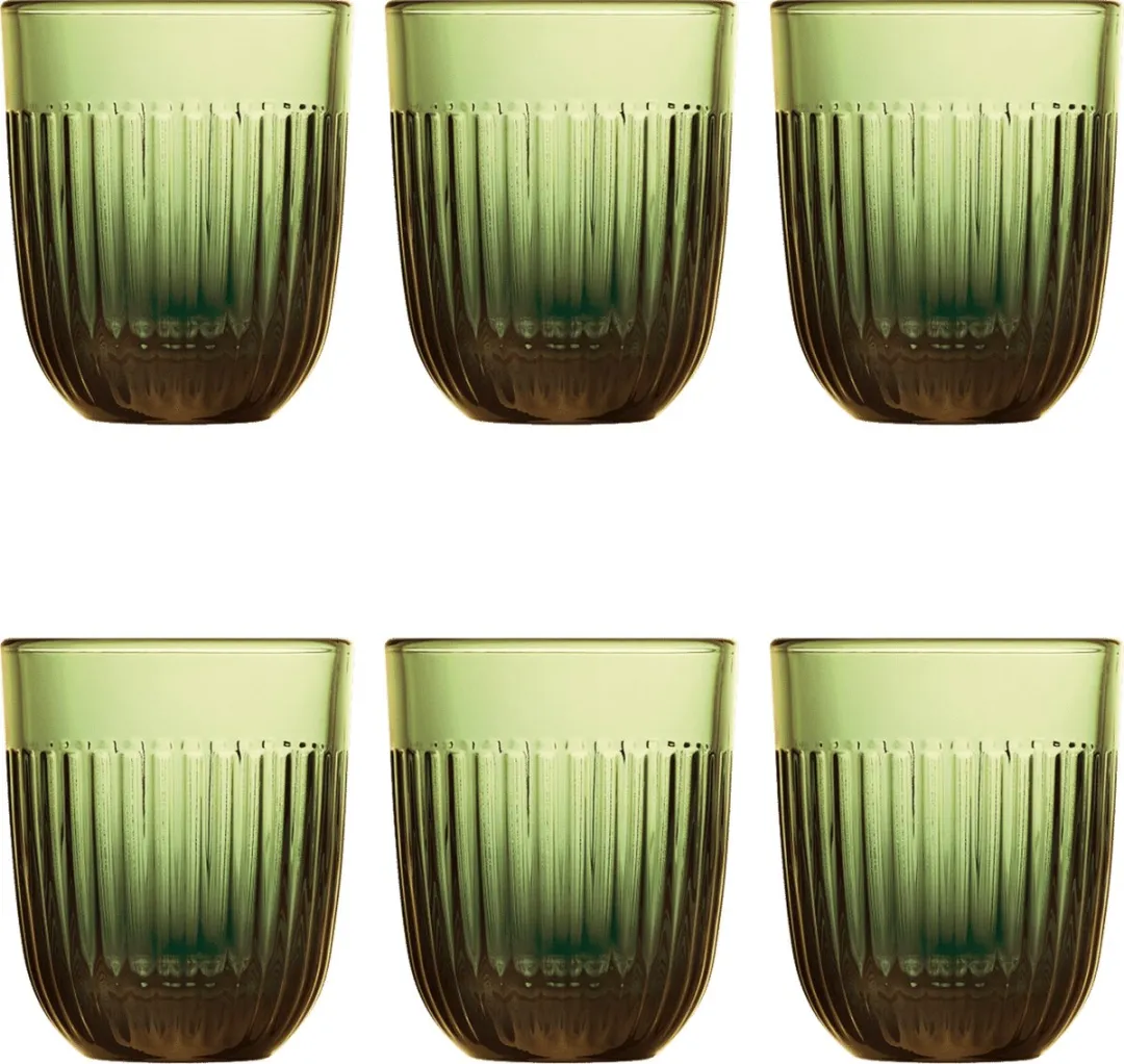 La Rochère Ouessant Tumbler 29cl - Olijfgroen - 6 Stuks
