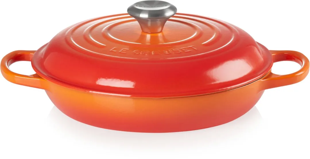 Le Creuset Signature Campagnard Braadpan 30cm - Oranjerood