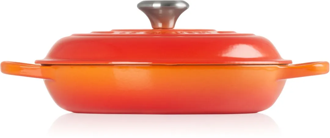 Le Creuset Signature Campagnard Braadpan 30cm - Oranjerood