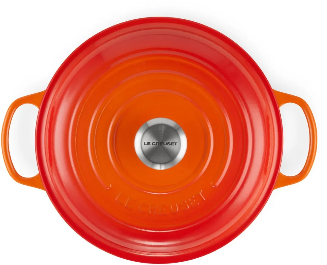 Le Creuset Signature Campagnard Braadpan 30cm - Oranjerood