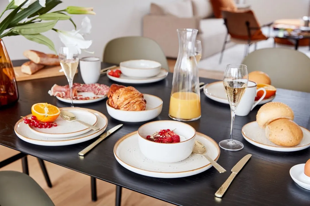 Cosy&Trendy Baltic Serviesset 18-delig - 6 Personen - Aardewerk - Crème