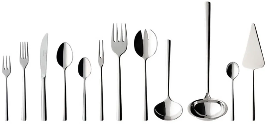 Villeroy & Boch Piemont 18/10 Bestekset 70-delig - Zilverkleurig